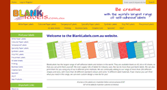 Desktop Screenshot of blanklabels.com.au