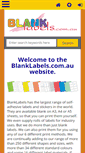 Mobile Screenshot of blanklabels.com.au